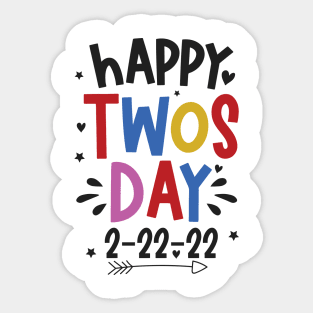 Happy Twosday Sticker